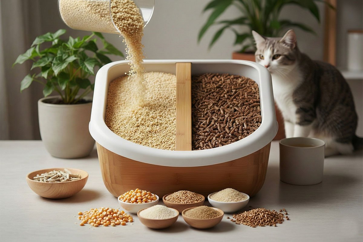 Read more about the article What is Biodegradable Cat Litter Made Of? (Full Material Guide)