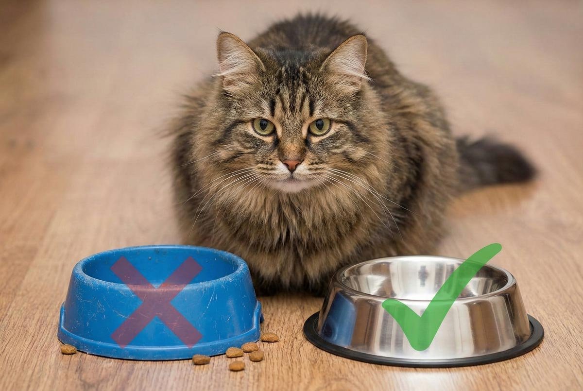Read more about the article Why Are Plastic Bowls Bad for Cats