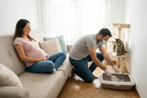 Read more about the article Can Pregnant Women Clean Litter Boxes