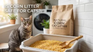 Read more about the article Is Corn Litter Safe for Cats? Aflatoxins, Bugs, & Ingestion Risks Explained